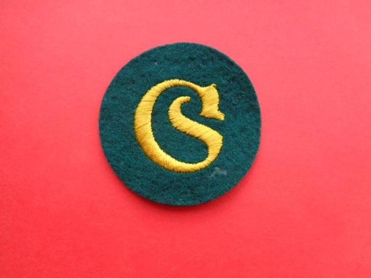 WO 2 origineel mouw kenteken Schirrmeister Wehrmacht, Verzamelen, Militaria | Tweede Wereldoorlog, Landmacht, Embleem of Badge