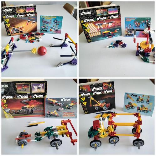 4 K'NEX bouwspelboxen /6 en 7 jaar en + (compleet), Kinderen en Baby's, Speelgoed | Educatief en Creatief, Zo goed als nieuw, Bouwen