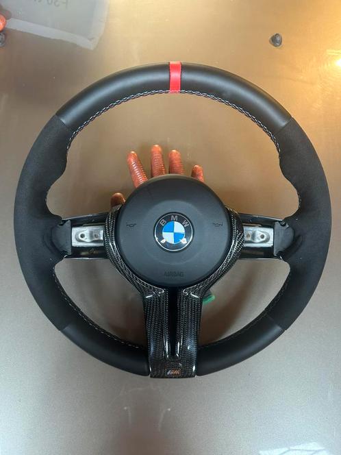 Bmw m alcantara stuur zonder knopjes en flippers, Auto-onderdelen, Besturing, BMW, Ophalen