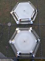 Art deco stijl glazen plafondlampen, Huis en Inrichting, Ophalen of Verzenden, Glas