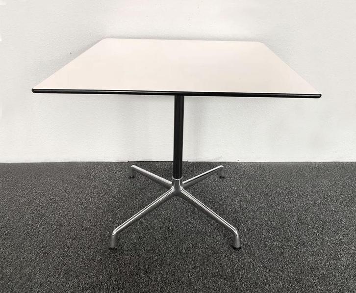 6x Eames design Vitra Contract table volkern wit 75x75cm, Huis en Inrichting, Tafels | Eettafels, Zo goed als nieuw, 50 tot 100 cm