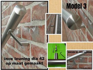 Uw inox trapleuning OP MAAT - rvs handreling - inox leuning beschikbaar voor biedingen