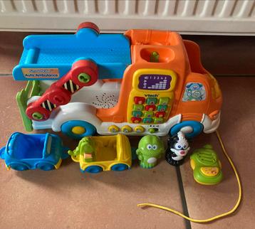Ambulance de voiture Vtech SmartVille 2 voitures 2 poupées., Enlèvement ou Envoi, Utilisé
