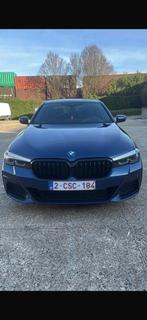 Bmw 530 hybride/essence, Auto's, BMW, Automaat, Achterwielaandrijving, Blauw, Leder