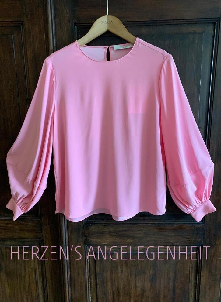 Herzen's Angelegenheit, roze, zijde blouse, maat 36 D= 38 EU, Kleding | Dames, Blouses en Tunieken, Nieuw, Maat 36 (S), Roze, Verzenden