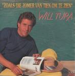 45t Will Tura - Zoals die zomer van tien om te zien (1991), Cd's en Dvd's, Nederlandstalig, Ophalen of Verzenden, 7 inch, Zo goed als nieuw