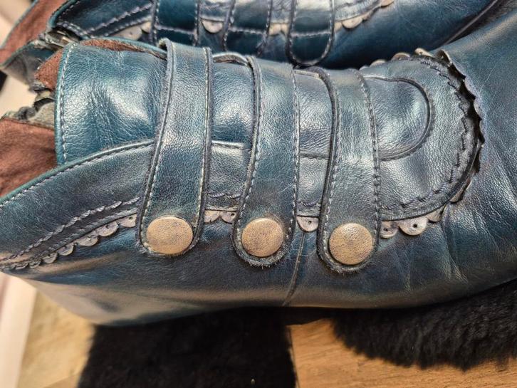 Enkellaarsjes, Kleding | Dames, Schoenen, Zo goed als nieuw, Blauw, Ophalen of Verzenden