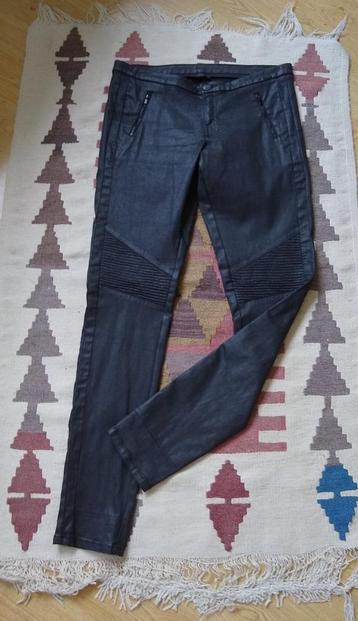 IKKS Women zwarte stoere broek, lage taille, maatje 42