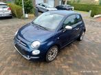 Fiat 500 2019 1.2i lounge 73000 panoramadak, Auto's, Fiat, Euro 6, Blauw, Handgeschakeld, Particulier