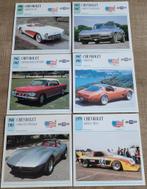 Chevrolet: race-auto's + sportauto's: 6 verzamelkaarten, Enlèvement ou Envoi, Comme neuf, Voitures