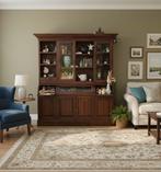 Teak Apothekerskast Buffetkast Vitrinekast., Huis en Inrichting, 200 cm of meer, Glas, Nieuw, Ophalen of Verzenden