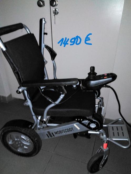 Fauteuil roulant électrique pliable, Divers, Chaises roulantes, Comme neuf, Fauteuil roulant électrique, Enlèvement