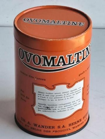 Ancienne boîte Ovomaltine 500 gr. beschikbaar voor biedingen