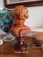 Oud gipsen beeld, buste, Antiek en Kunst, Ophalen of Verzenden