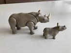 Playmobil Wild Life - Rhinocéros, Comme neuf, Ensemble complet, Enlèvement ou Envoi