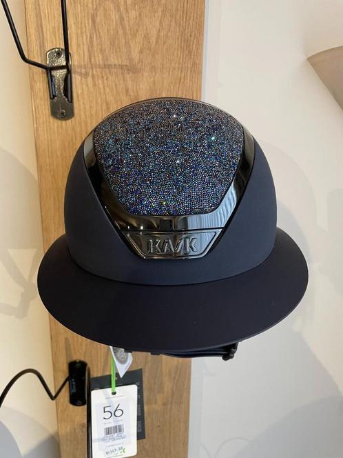 Showmodel KASK Star Lady Navy Swarovski Midnight maat 56, Dieren en Toebehoren, Paardrijkleding, Nieuw, Dames, Heren, Kinderen