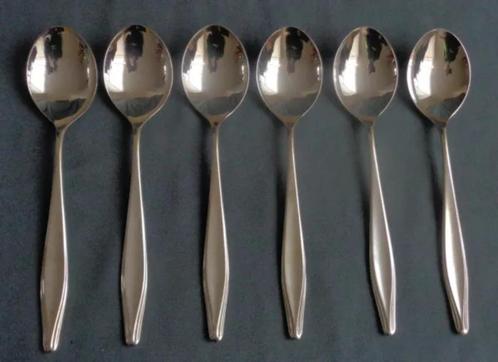 WMF 90 BRUSSEL 5500 6x verzilverder diner lepel 20cm set, Huis en Inrichting, Keuken | Bestek, Zo goed als nieuw, Verzenden
