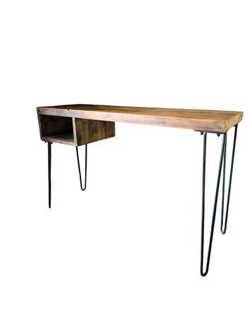 Eiken bureau zwaar, Enlèvement, Comme neuf, Bureau