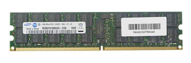 4GB 2Rx4 PC2-5300P DDR2-667 ECC, Samsung M393T5160QZA-CE6, Computers en Software, RAM geheugen