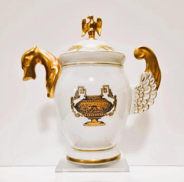 Empire Koffiekan /Theepot in Limoges porselein beschikbaar voor biedingen