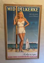 Oude kustaffiche Middelkerke (Herman Verbaere) uit 1950, Antiek en Kunst, Ophalen