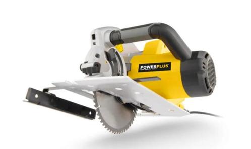 Cirkelzaag Powerplus POWX0520, Doe-het-zelf en Bouw, Gereedschap | Zaagmachines, Zo goed als nieuw, Cirkelzaag, 1200 watt of meer