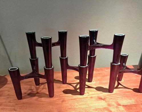 Set van 5 Koziol Hommage modulaire kandelaars, Antiek en Kunst, Kunst | Overige Kunst, Ophalen of Verzenden