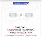Africa Cup Ticket Kwart Finale Marokko / 9 Januari, Tickets en Kaartjes, Januari