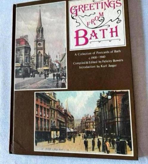 Greetings from Bath - ansichtkaarten boek 1900-1940 Hardback, Verzamelen, Postkaarten | Buitenland, Engeland, Ophalen of Verzenden