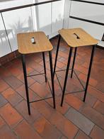 Frama Adam Stool | Black / Oak | H76, Huis en Inrichting, Barkrukken, Ophalen, Gebruikt, 60 tot 90 cm, Hout