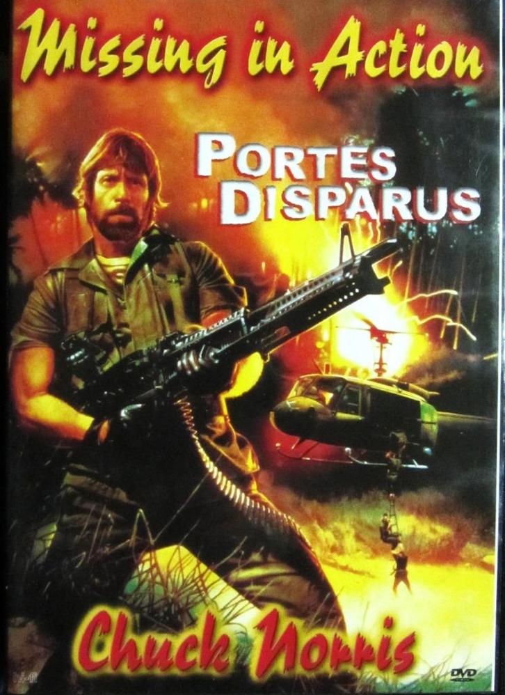 DVD ACTIE- MISSING IN ACTION  (CHUCK NORRIS), Cd's en Dvd's, Dvd's | Actie, Zo goed als nieuw, Actiethriller, Alle leeftijden