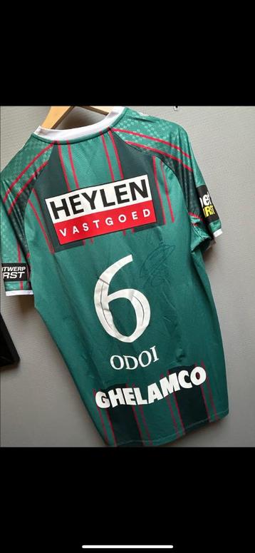 Royaal antwerp Denis Odoi tshirt gehandtekend beschikbaar voor biedingen