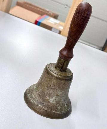 WWII Tweede wereld oorlog 1939 bel hout brons antiek curiosa beschikbaar voor biedingen