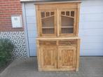 meuble deux corps ( confiturier ) long 1 m 08 haut totale 1, Antiek en Kunst, Antiek | Meubels | Kasten, Ophalen