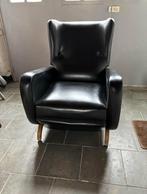 Vintage zwarte relaxzetel, Ophalen, Gebruikt