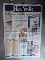 Het Volk// 15 juni 1993 // 138 x 99 cm // grootste krant //, Verzamelen, Tijdschriften, Kranten en Knipsels, Ophalen of Verzenden
