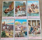 6 oude Liebig prenten: Julius Cesar, Ophalen of Verzenden, Gebruikt, Overige onderwerpen, Prent