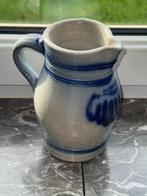 Pichet en grès salé – Décor cobalt fait main, Enlèvement ou Envoi