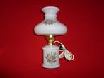 Franse geblazen glazen vintage tafellamp, Ophalen of Verzenden, Zo goed als nieuw, Glas, Minder dan 50 cm