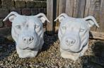 Betonnen honden koppen, Ophalen, Nieuw, Beton, Dierenbeeld