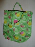 Draagtas, shopper bag of strandtas met rits., Handtassen en Accessoires, Tassen | Damestassen, Ophalen of Verzenden, Zo goed als nieuw