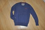 Superdry pull bleu col en v t.M homme/ XL femme, Ophalen of Verzenden, Gedragen, Superdry, Maat 48/50 (M)