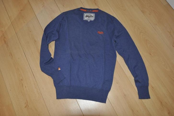 Superdry pull bleu col en v t.M homme/ XL femme, Vêtements | Hommes, Pulls & Vestes, Porté, Taille 48/50 (M), Bleu, Enlèvement ou Envoi