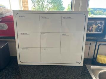 Magnetisch agendabord - voor uitwisbare stift beschikbaar voor biedingen