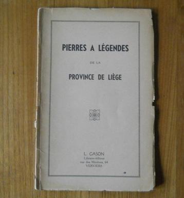 Pierres à légendes de la province de Liège (L. Gason) disponible aux enchères