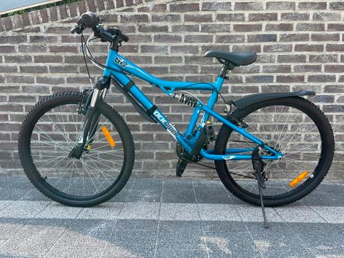 MTB B’Twin Rockrider 6.0 junior felblauw in ZEER GOEDE STAAT, Fietsen en Brommers, Fietsen | Jongens, Zo goed als nieuw, 24 inch