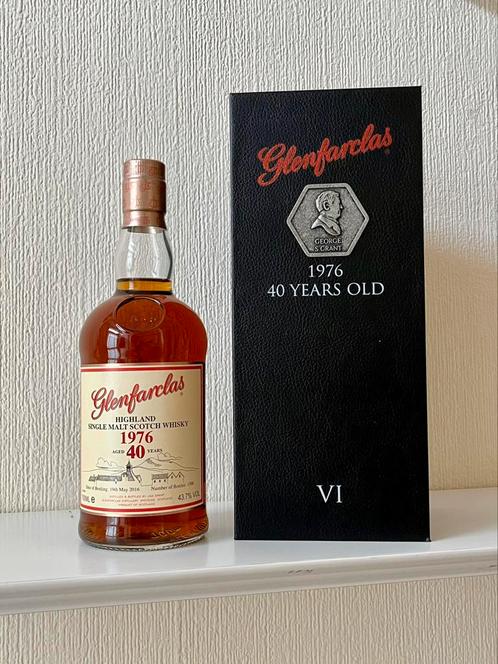 Glenfarclas 40 years 1976 Family Collector Series VI, Collections, Vins, Neuf, Enlèvement ou Envoi