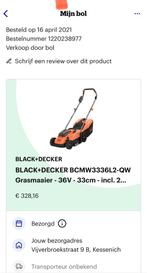 black and decker lawmower electric, Tuin en Terras, Ophalen, Accu-grasmaaier, Black&Decker, Opvangbak