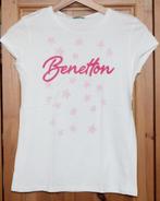 Benetton T-shirt (mt 11-12 jaar), Meisje, Ophalen of Verzenden, Benetton, Zo goed als nieuw