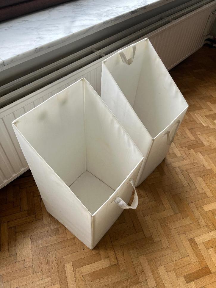 2 gratis IKEA wasmanden, Huis en Inrichting, Badkamer | Badtextiel en Accessoires, Gebruikt, Overige typen, Wit, Ophalen